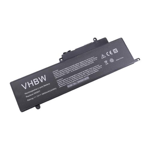vhbw batterie compatible avec Dell Inspiron 13 7000, 15 7000, 13-7348, 13-7352, 13-7353, 13-7359, 15-7558 laptop (3900mAh, 11,1V, Li-Ion, noir)