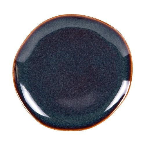 Assiette Plate Symphony Bleu 27 Cm (Lot De 6)