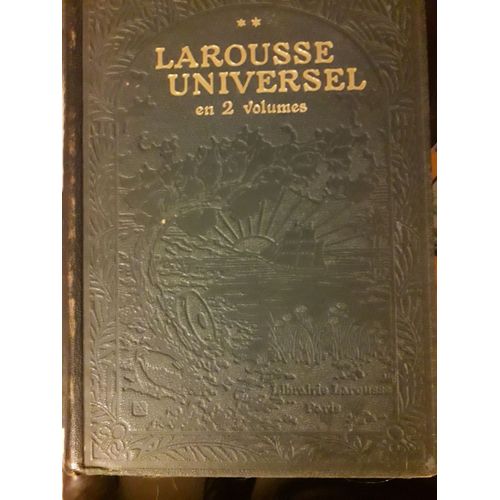 Larousse Universel En 2 Volumes
