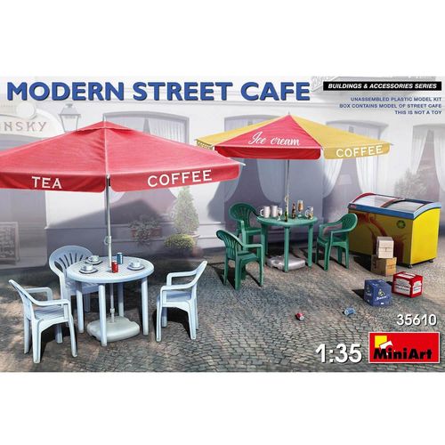 Accessoires De Dioramas : Caf? De Rue-Mini Art