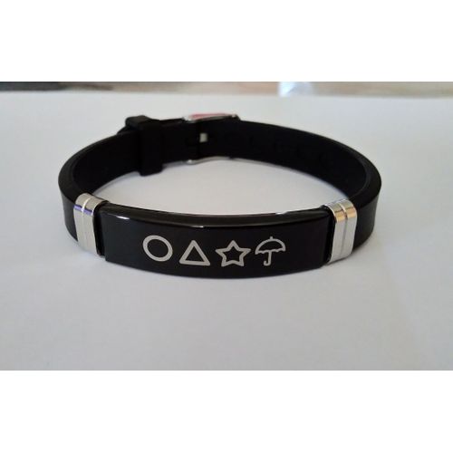 Bracelet Acier Silicone Squid Game