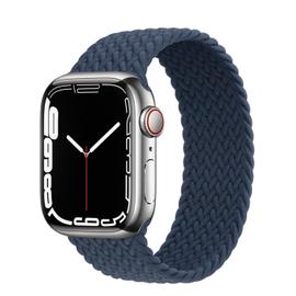 Boucle solo pour bracelet Apple Watch 44mm 40mm 42mm 45mm 38mm 41mm Tissu  Nylon Ceinture Élastique Bracelet iWatch 3 4 5 SE 6 7 Bracelet -  21BD1115A29634