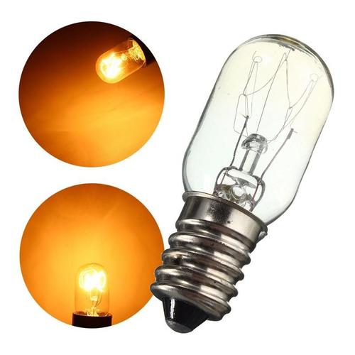 Ampoule LED réfrigérateur E14 15W, 10 pièces, lampe à Filament de tungstène, lumière jaune