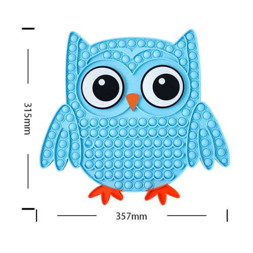 Grand Hibou Push Bubble Décompression, Jeu Spécial Anti-Stress Amusant, Jouets Anti-Stress