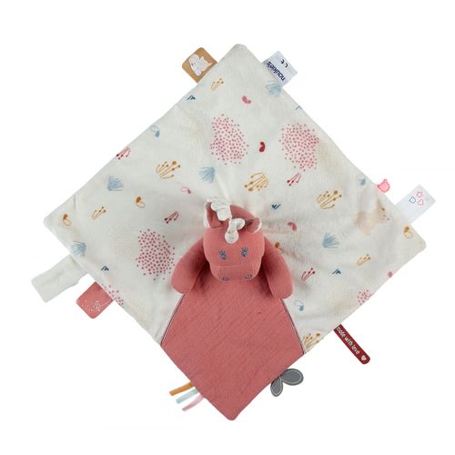 Doudou Lina Coton Bio Rose - Noukie's