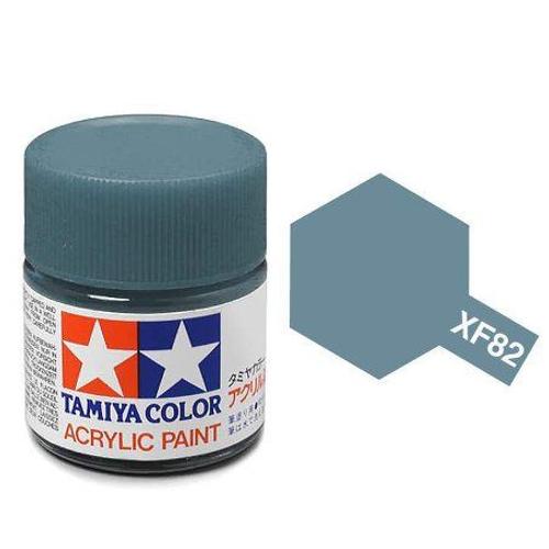 Peinture Acrylique Tamiya - Ocean Gray 2 Mat - 10 Ml - Xf 82 -