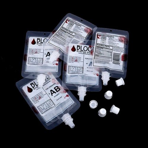 Sac De Récipient Pour Boisson Cosplay D'halloween, Accessoires De Poche De Sang De Vampire, Sacs De Boisson De Zombie, Classe Alimentaire, Bouteille D'eau En Pvc, Décors