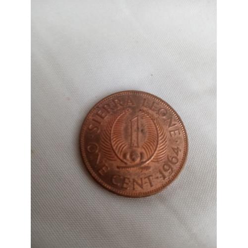Monnaie 1 Cent Sierra Leone 1964