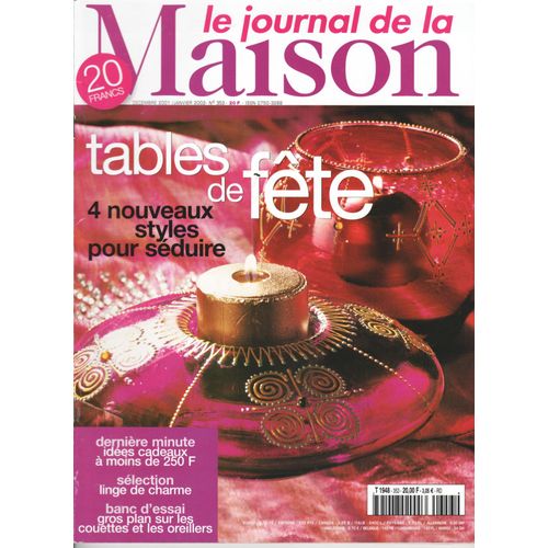Le Journal De La Maison  N° 353 Décembre 2001 Janvier 2002