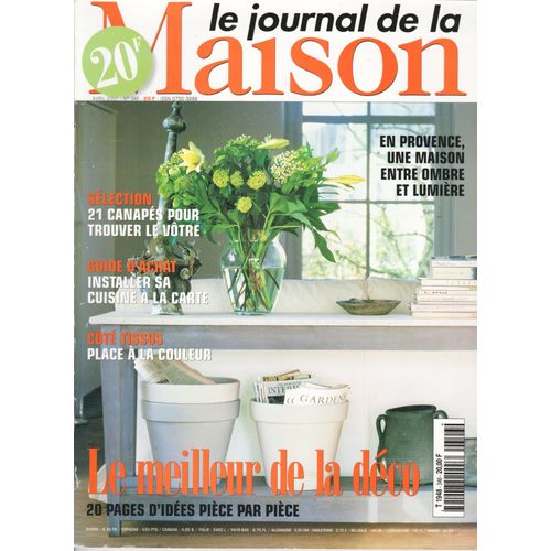 Le Journal De La Maison N° 346 Avril 2001