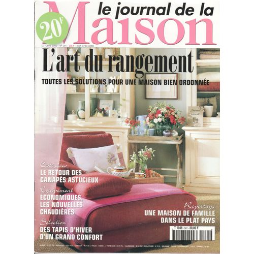 Le Journal De La Maison N° 341 Octobre 2000