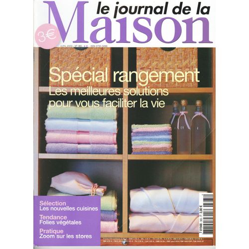 Le Journal De La Maison N° 365 Avril 2003