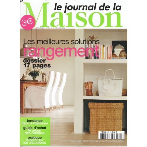 Le Journal De La Maison N° 361 Octobre 2002