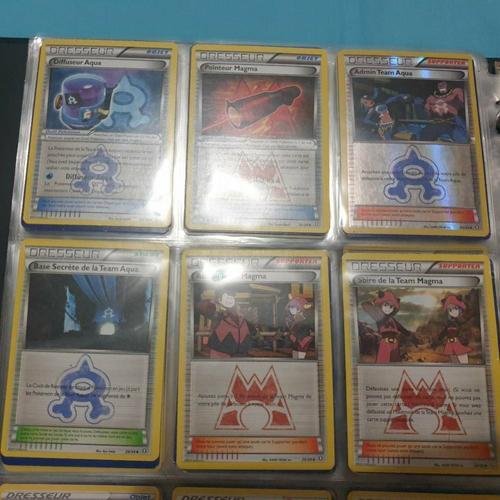 Lot Cartes Pokémon Dresseurs Complémentaires 23,24,25,28,29+30/34 - Série Xy Double Danger Dc 01 - Version Fr