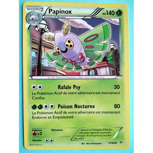 Carte Pokémon N° 269 Papinox