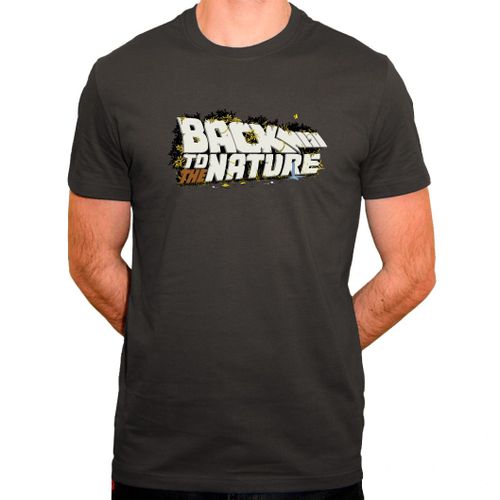 T-Shirt Retour À La Nature - Parodie Retour Vers Le Futur - Tee Shirt Coton Bio