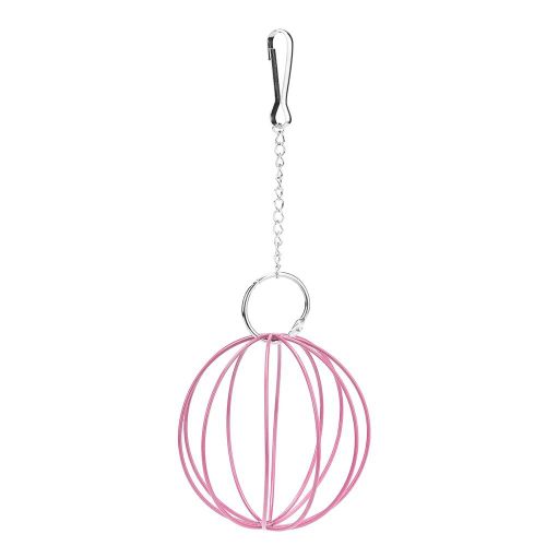 Mangeoire À Boules De Nourriture En Acier Inoxydable Pour Hamster,Mangeoire À Foin Pour Animaux Domestiques,Placage De Lapin T1,Accessoires Pour Rats Et Souris - Type Pink-Xxl