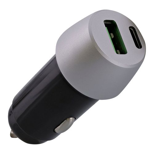 Tnb Cacsilver2 - Chargeur Allume-Cigare 1xusb-A Et 1xtype-C 38w