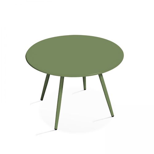 Table Basse Acier Vert Cactus