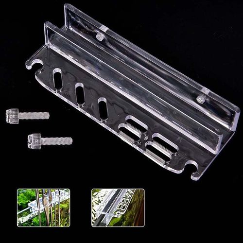 Support latéral d'entretien d'aquarium, porte-pince à épiler, outil de plante à eau en acrylique, nettoyeur d'aquarium, support de stockage d'outils, offre spéciale