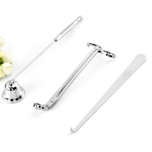 Ensemble d'accessoires pour bougies, 4 pièces, trancheur, mèche, Dipper, plateau de rangement, plaque d'extinction, outils de coupe de ciseaux