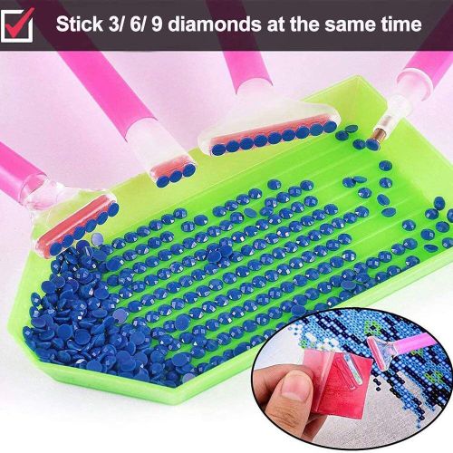 Support de plateau pour peinture diamant, accessoires de broderie, ensemble d'outils, pince à épiler, perceuse, stylo, autocollant