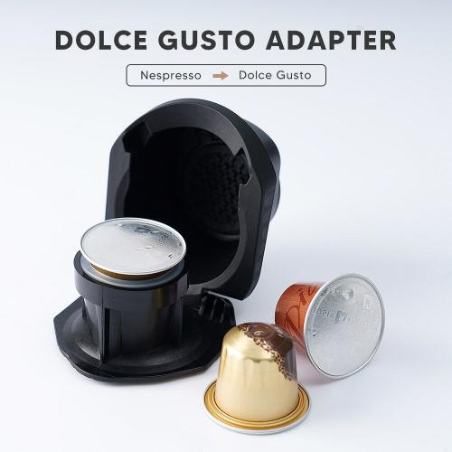 Adaptateur de Capsules pour Nespresso Original, convertir en support, Compatible avec Dolce Gusto Crema Maker