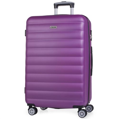 Valise De Voyage Rigide 4 Roues Trolley De Grande Taille XL 75 Cm En ABS. Extensible Résistante Et Légère. Poignée 2 Anses Et Cadenas. Étudiant Et Professionnel. 71270