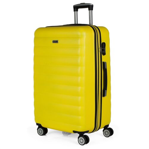 Valise De Voyage Rigide 4 Roues Trolley De Grande Taille XL 75 Cm En ABS. Extensible Résistante Et Légère. Poignée 2 Anses Et Cadenas. Étudiant Et Professionnel. 71270