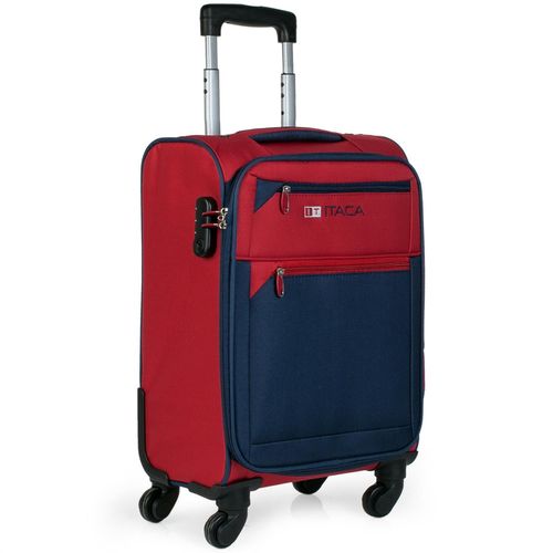 Valise Cabine Petite De Voyage Trolley 4 Roues 54 Cm Polyester EVA. Les Bagages À Main. Souple Résistant Et Léger. Manche Poignée. Low Cost Ryanair. 701050