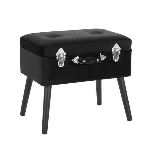 Repose-Pied Mallard Noir Velours