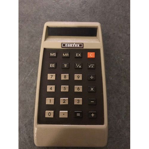 Ancienne calculatrice vintage corvus 411