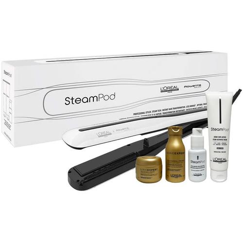 Fer À Lisser Steampod 3.0 + Crème De Lissage Et Sérum Cheveux Épais + Duo : Shampooing Et Baume Absolut Repair Gold -  LOréal Professionnel