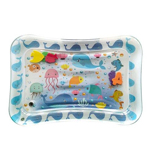 Tapis D'eau Gonflable Pour Bébé, Tapis De Jeu En Pvc , Imperméable, Rempli D'eau Pour Les Bébés, 70*50cm