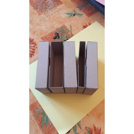 5 Étuis En Carton Gris Pour Volumes Pléiade