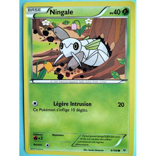 Carte Pokémon N° 290 Ningale