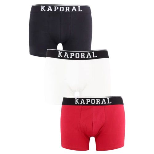 Boxer Kaporal Pack X3 Front Logo Homme Multicolor