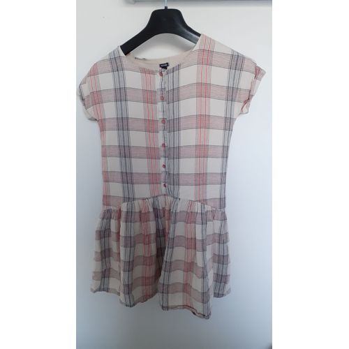 Robe Blanche À Carreau 12 Ans Kiabi