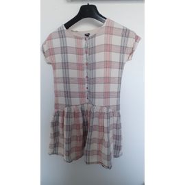 Robe Blanche À Carreau 12 Ans Kiabi