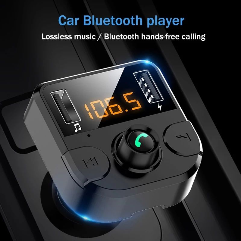 Lecteur Mp3 Sans Fil,Transmetteur Fm,Bluetooth 5.0,Kit De Vo... - 3