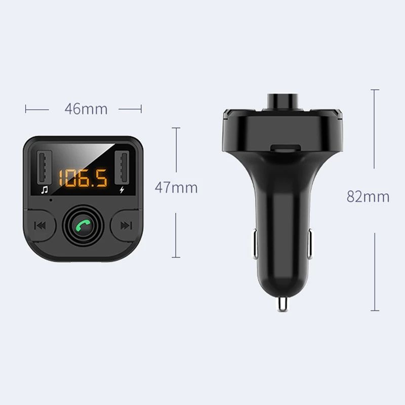 Lecteur Mp3 Sans Fil,Transmetteur Fm,Bluetooth 5.0,Kit De Vo... - 4
