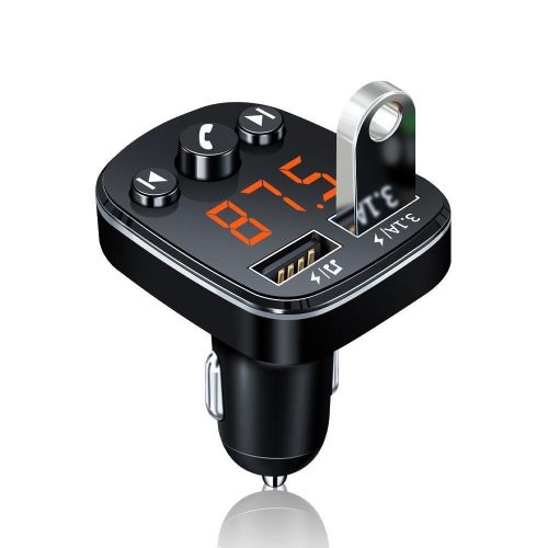 Chargeur De Voiture Usb Sans Fil Pour Touristes,Bluetooth 5.0,Transmetteur Fm,Modulateur D'autoradio,Lecteur Mp3,Adaptateur De Chargeur Rapide,3.L'autorisation - Type A