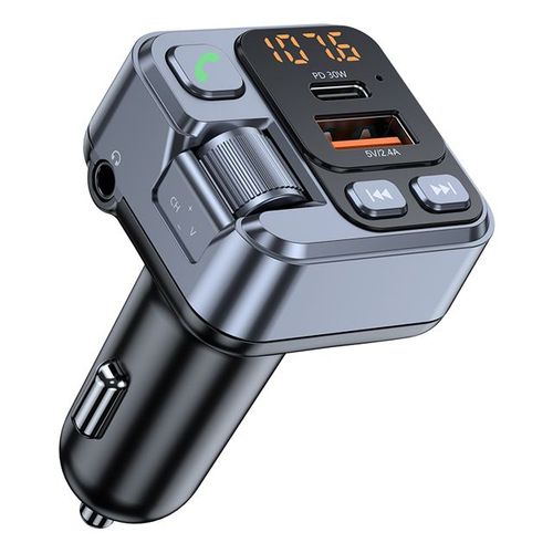 Chargeur De Voiture Usb Sans Fil Pour Touristes,Kit Mains Libres,Bluetooth,Overd'absorption,Transmetteur Fm,Lecteur De Musique Mp3,Modulateur,Adaptateur Audio - Type T16