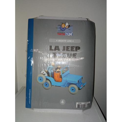 Voiture Tintin - La Jeep bleue dans Objectif Lune - Les Introuvables  Hachette Collections
