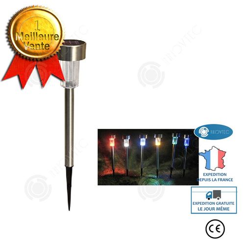 Led Lampe De Jardin Couleur D¿¿Finie De 8 Pi¿¿Ces A Changer La Pelouse Led Lampe Solaire Avec Piquet Pour Jardin Ext¿¿Rieur De Voie
