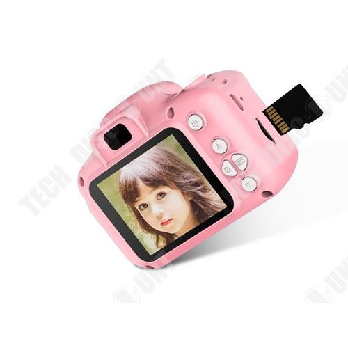 Appareil Photo Numérique Enfant, Rechargeable 8mp Caméra-Vidéo Record+Carte Tf 16 Go Cadeaux Anniversaire Noël [Bleu] Mc9553