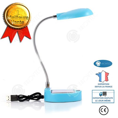 Petite Lampe De Table Bureau Solaire Lecture Et ¿¿Criture Protection Yeux Usb Double Charge Rapide Performant Puissance D¿¿Coration