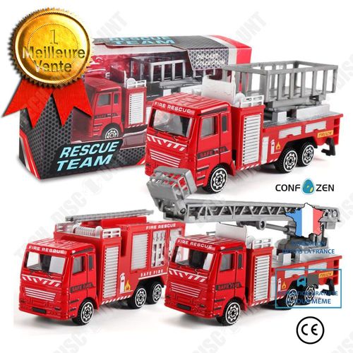 Voiture En Alliage De Traction Inertielle Camion De Pompier Camion D'ingénierie Pour Enfants