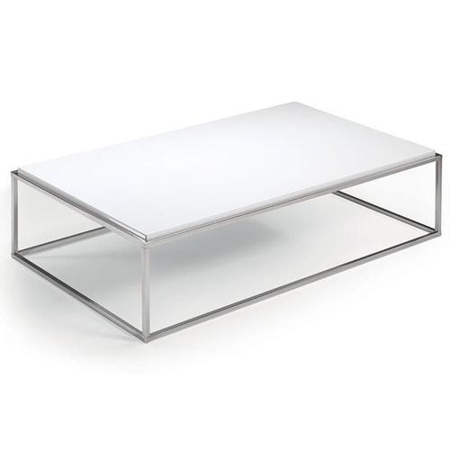 Table Basse Rectangle Mimi Blanc Mat