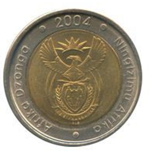 Pièce 5 Rand Afrique Du Sud - 2004